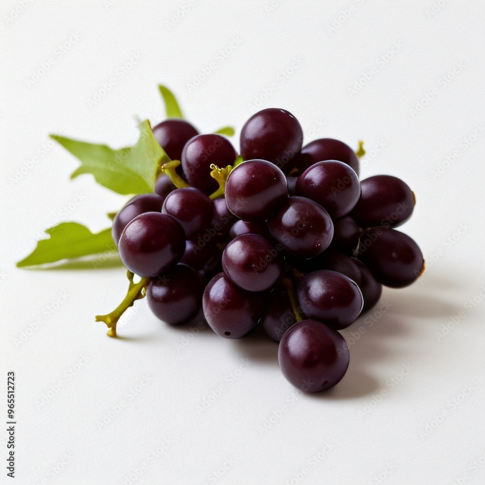 Fototapeta premium Bunch of grapes isolated on white background..