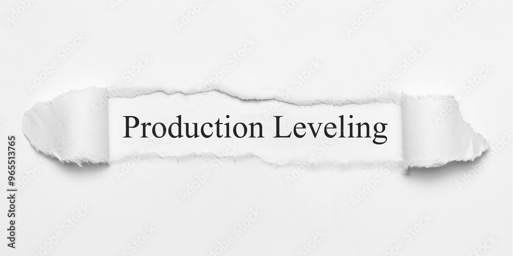 Fototapeta premium Production Leveling 
