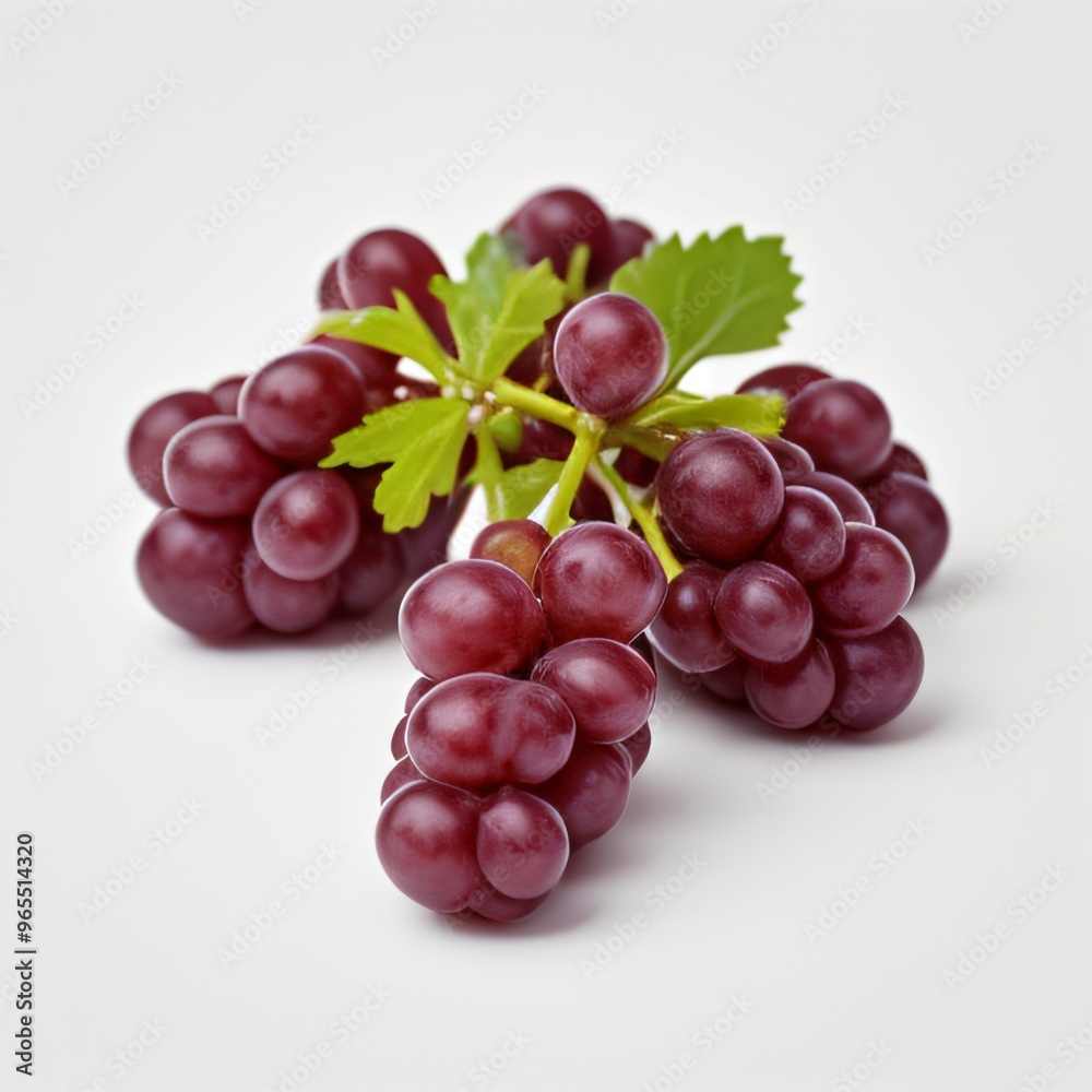 Fototapeta premium Bunch of grapes isolated on white background..