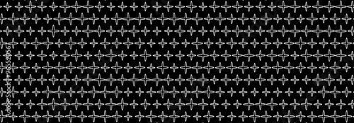 Abstract, Geometric, Lines, pattern, circle, flowers, Illustration, vector, alternating overlapping, symmetrical, orderly arrangement background, black and white, banner, website, template, dark.