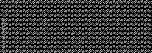 Abstract, Geometric, Lines, pattern, circle, flowers, Illustration, vector, alternating overlapping, symmetrical, orderly arrangement background, black and white, banner, website, template, dark.