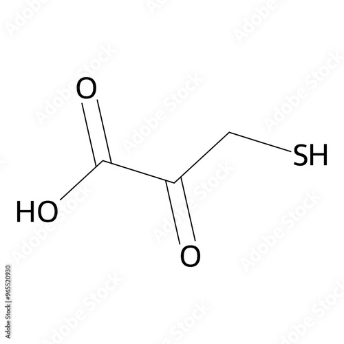 2-keto-3-mercapto-propionic acid