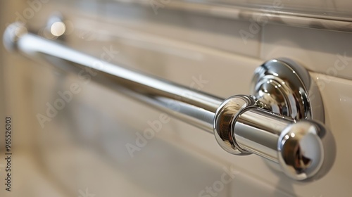 Grab Bars: Fixed bars on walls around the bed and bathroom, providing stability and support for safe standing and transferring.

