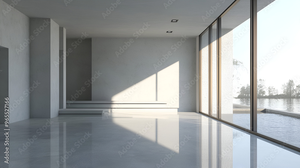 Fototapeta premium contemporary, vacant interior