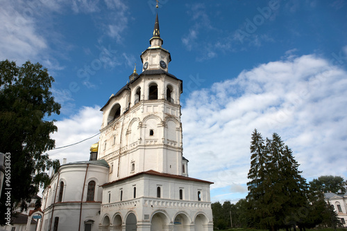 Russia Vologda region Veliky Ustyug view on a cloudy summer day photo