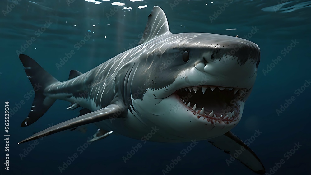 Obraz premium Great white shark