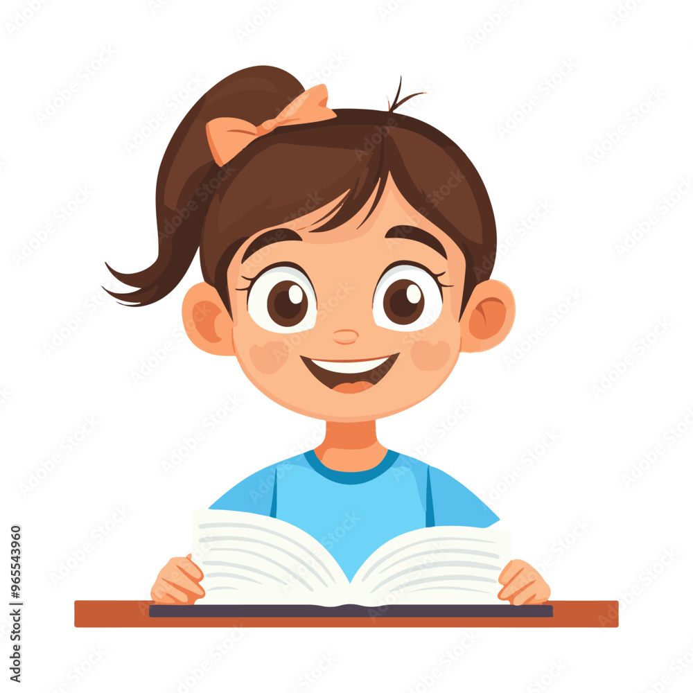 Cute cartoon vector illustration on white background. Cute cartoon vector illustration on white background.