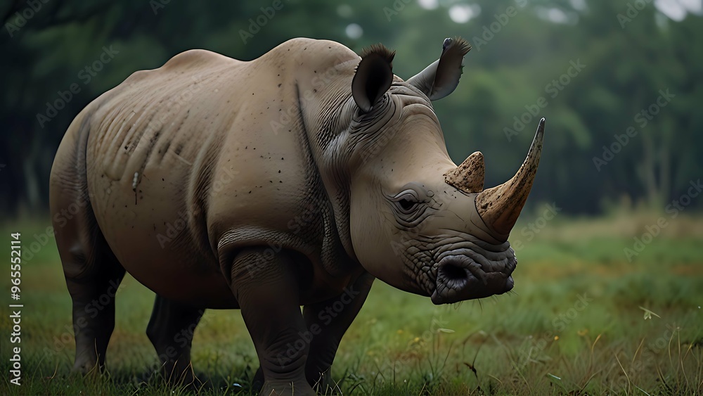 Obraz premium Rhino in the wild