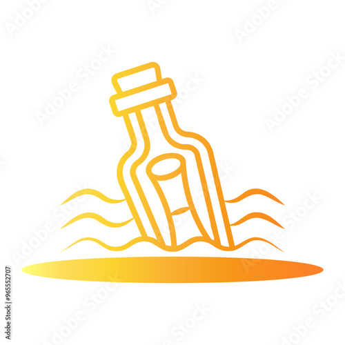 message Line Gradient Icon