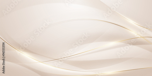 golden abstract background with luxury vector illustration