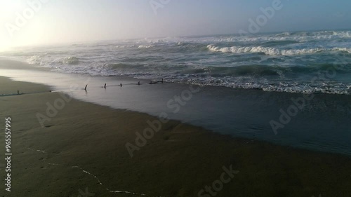 video footage of ocean waves