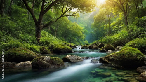 mountain lake in the mountains