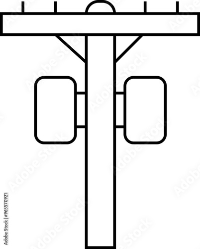 Electrical Energy Line icon, Sketch Design, Pixel perfect, Editable stroke. Energy.