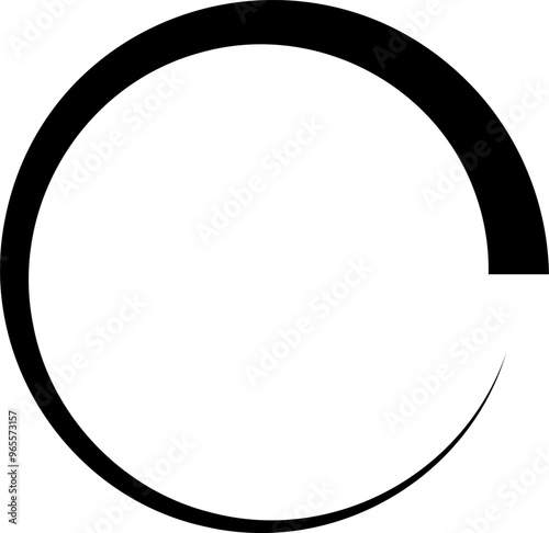 Load buffer circle icon. Loading circle. Buffer preloader symbol upload page. Download loader vector sign.