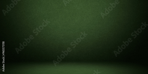 Green paint on a wall with space for your text, abstract green grunge elegant paper texture, green background with distressed vintage grunge and paint stains texture