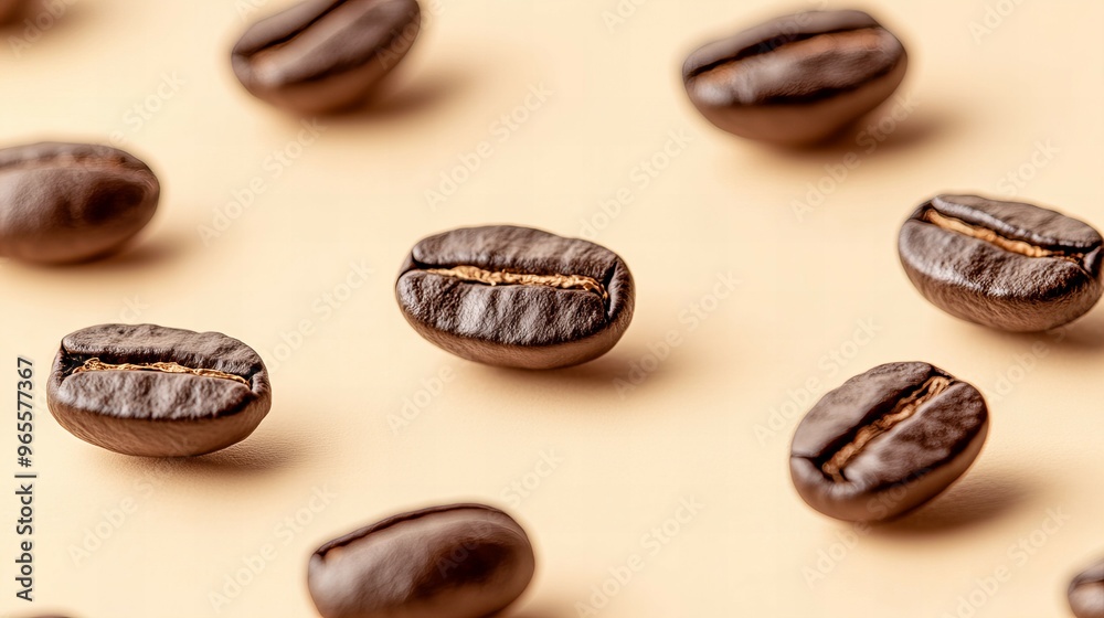 coffee beans Top view isolated on a solid background with rich texture and detail, perfect for coffee enthusiasts and creatives, new beautiful stock image illustration AI coffee beans Top view isolated on a solid background with rich texture and detail, perfect for coffee enthusiasts and creatives, new beautiful stock image illustration AI
