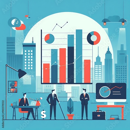 Business Grouth Charts & Graph of Business analysis