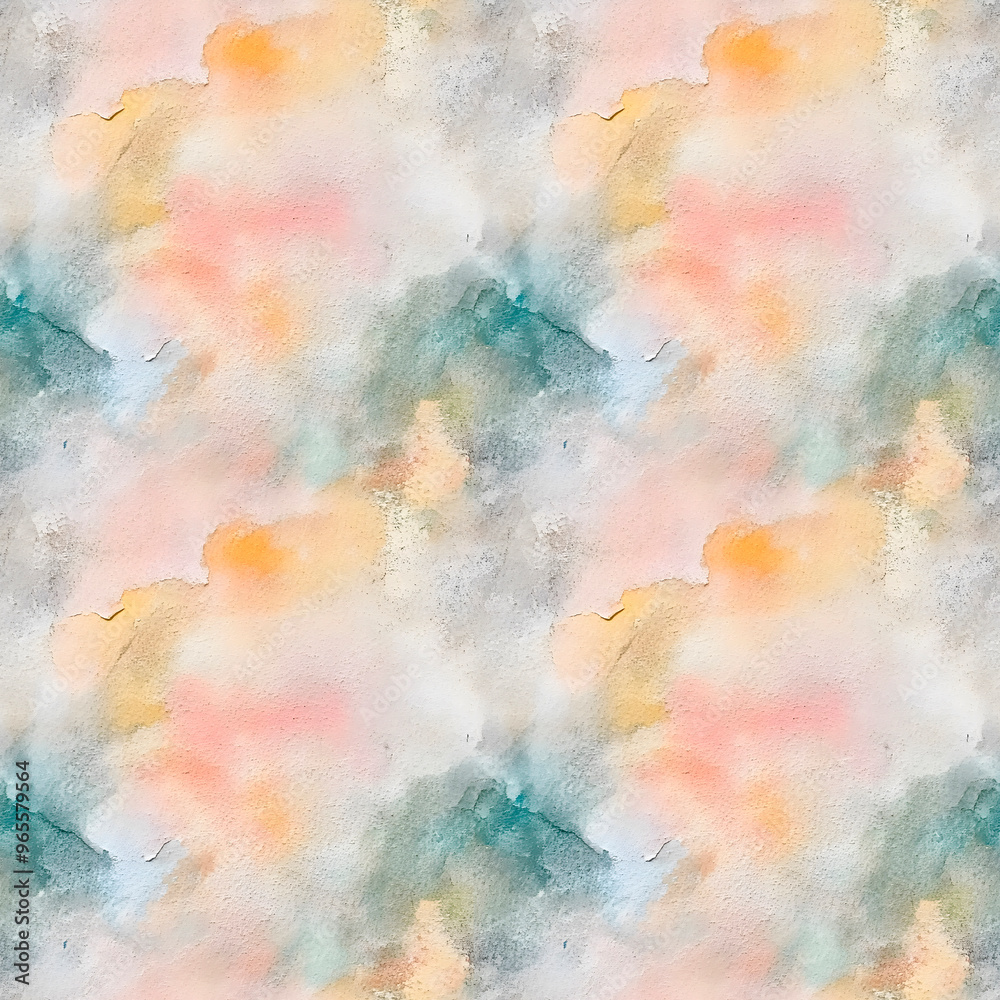 Fototapeta premium Hand painted watercolor abstract delicate ink wash background.