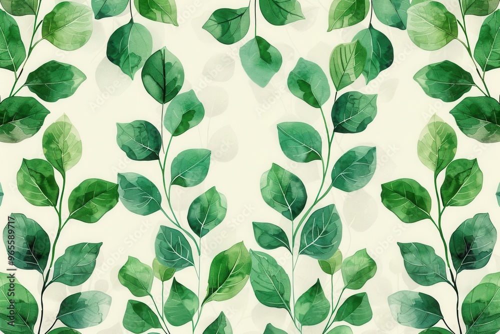 Green plant and leaf's pattern pencil, hand drawn natural illustration, simple organic plants design, botany vintage graphic art Green plant and leaf's pattern pencil, hand drawn natural illustration, simple organic plants design, botany vintage graphic art