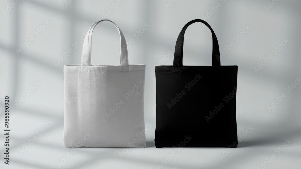 Canvas bag. mock-up of fabric tote. Cloth tote bag with handle. template of black and white cotton eco bag. Reusable tote for shopping. Blank mock for shopper. Eco bag for grocery. Canvas bag. mock-up of fabric tote. Cloth tote bag with handle. template of black and white cotton eco bag. Reusable tote for shopping. Blank mock for shopper. Eco bag for grocery.