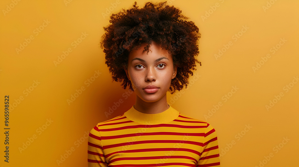 Photo Speechless Woman With Curly Hairstyle Dre Photo Speechless Woman With Curly Hairstyle Dre