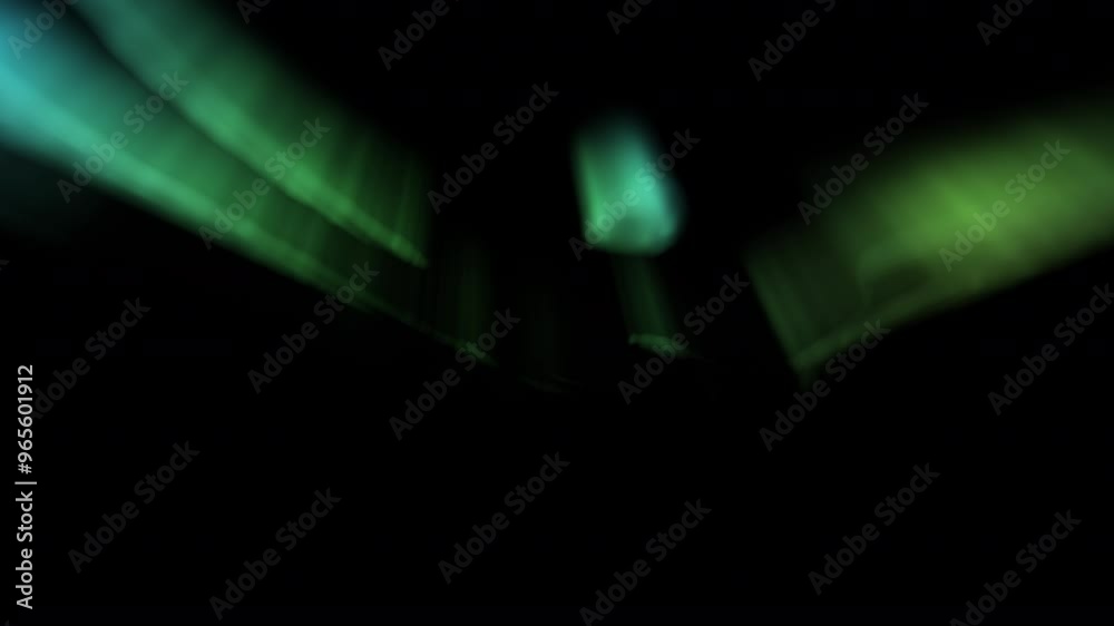 Aurora Green Loop Background of Northern Lights Aurora Green Loop Background of Northern Lights