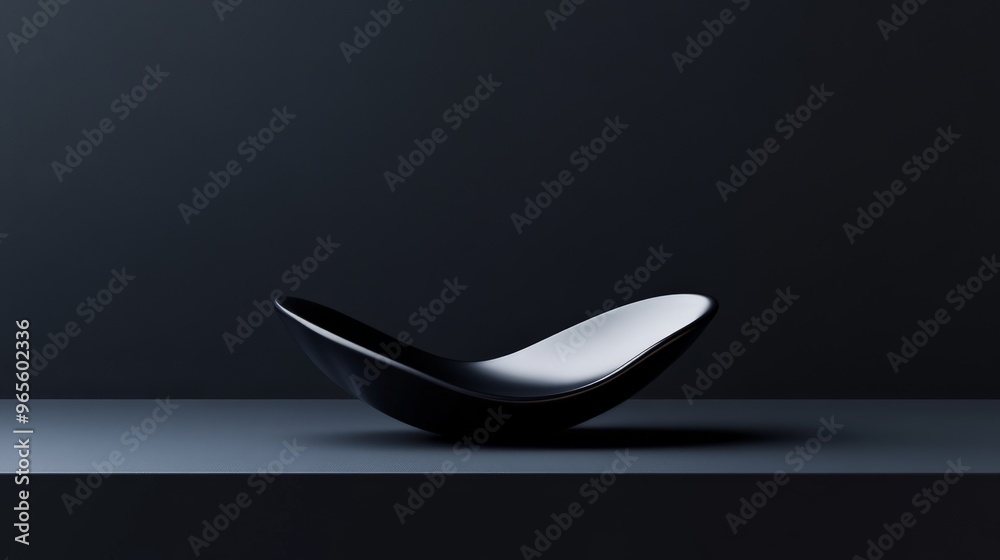 Elegant minimalist black bowl on dark background with soft lighting. Perfect for contemporary design and artistic home decor ideas. Elegant minimalist black bowl on dark background with soft lighting. Perfect for contemporary design and artistic home decor ideas.