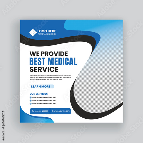 Medical Service Social Media Post Design Banner