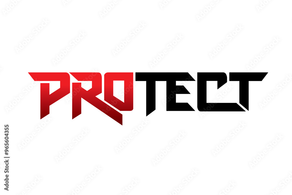 Obraz premium Protect typography design vector, for t-shirt, poster and other uses