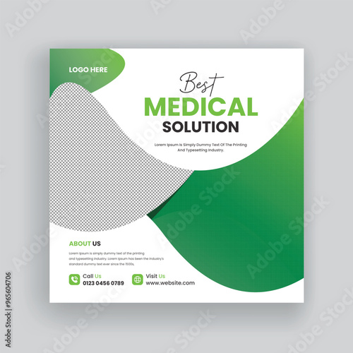 Medical Service Social Media Post Design Banner