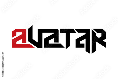 Avatar typography design vector, for t-shirt, poster and other uses