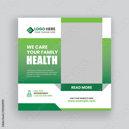 Medical Service Social Media Post Design Banner