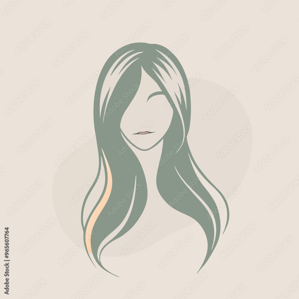 a Fashion woman with straight long shiny hair, vector black color silhouette, a Fashion woman with straight long shiny hair, vector black color silhouette,