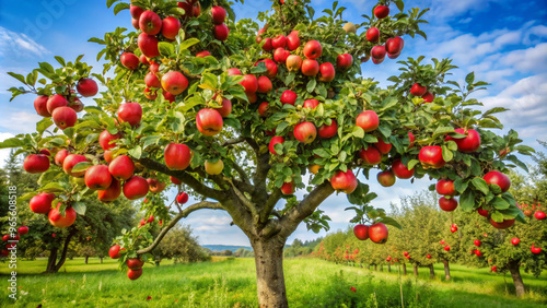 apple tree in the garden