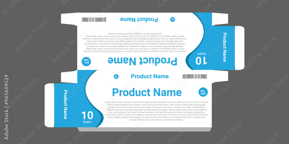 Fototapeta premium packaging design templates, product packaging design templates