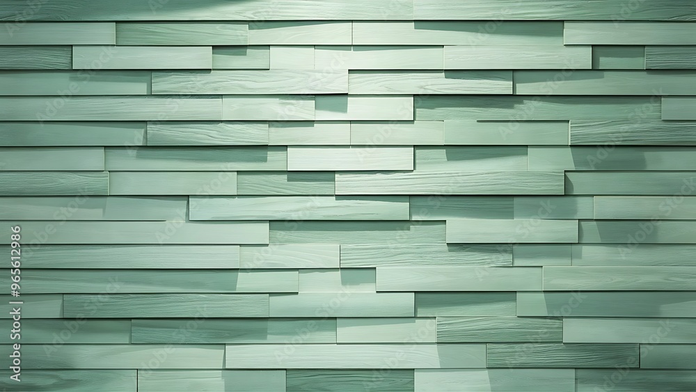 Light green wooden background with horizontal planks Light green wooden background with horizontal planks