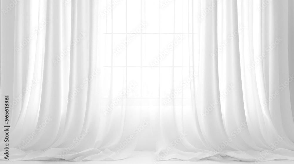 Soft white curtains background for graphic design or wallpaper. Soft white curtains background for graphic design or wallpaper.