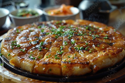 South Korea: Hotteok Pancake filled with brown sugar, honey, and nuts, served hot with the filling oozing out