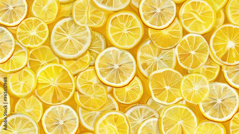 top view of lemon, fresh lemon slices. top view of lemon, fresh lemon slices.