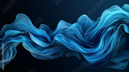 A dynamic and fluid abstract wave background featuring soft gradients and smooth, flowing lines. This image captures a sense of movement, energy, and harmony.