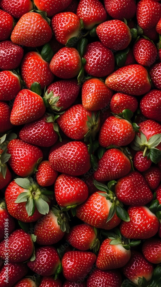 Juicy Red Strawberries Macro Background Juicy Red Strawberries Macro Background