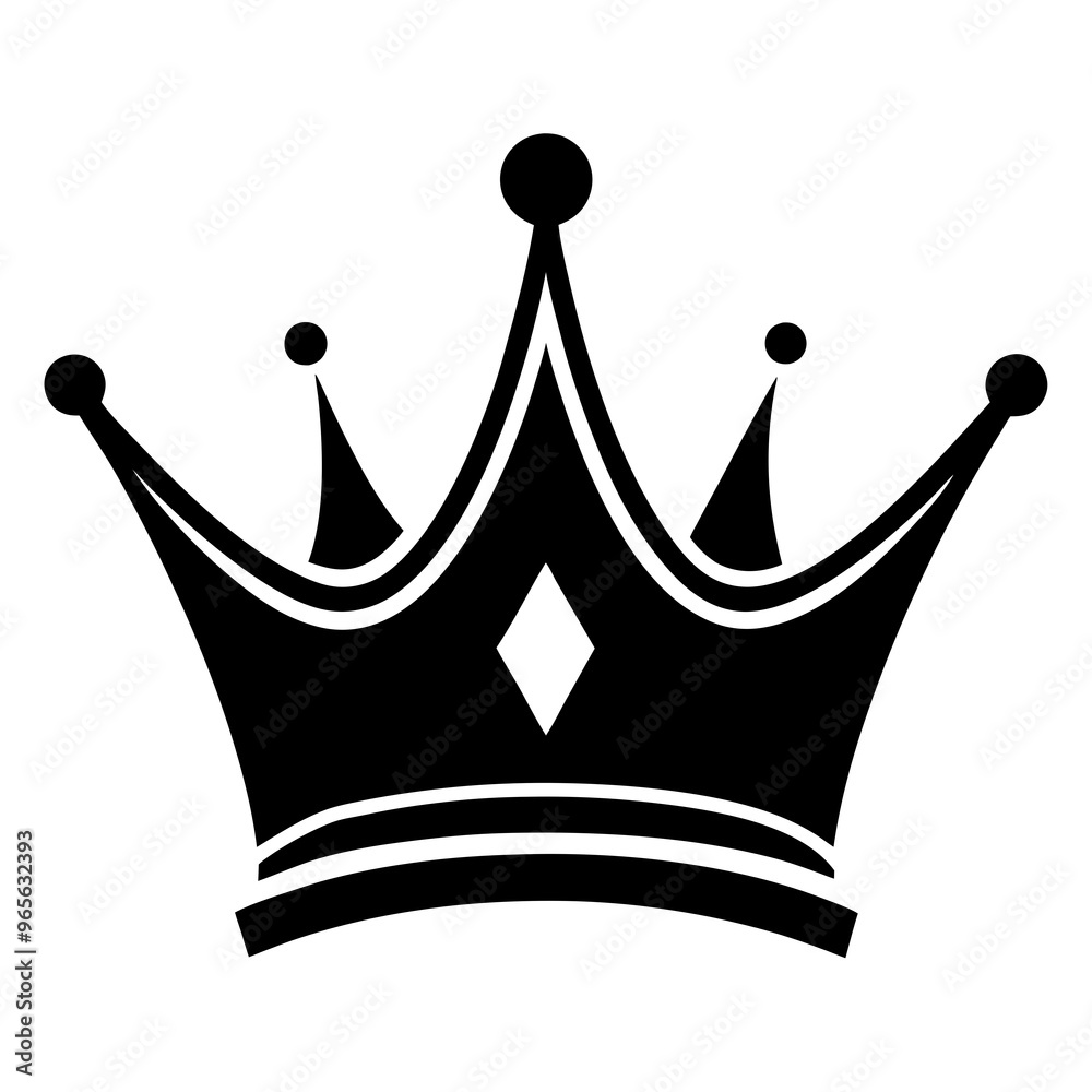 Golden crown silhouette icon vector illustration
Golden crown silhouette icon vector illustration