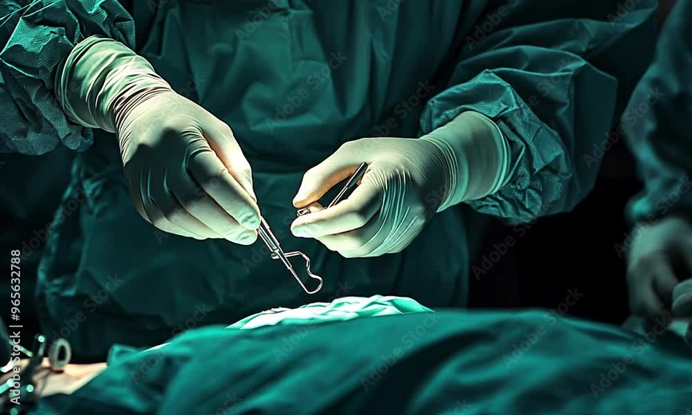 Surgical Procedure In Progress Surgical Procedure In Progress