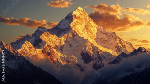 Majestic Mountain Sunset