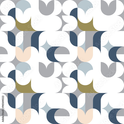 geometric vector seamless ornament abstract