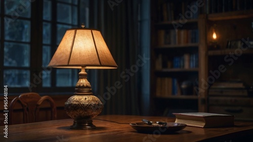 Lamp on the table