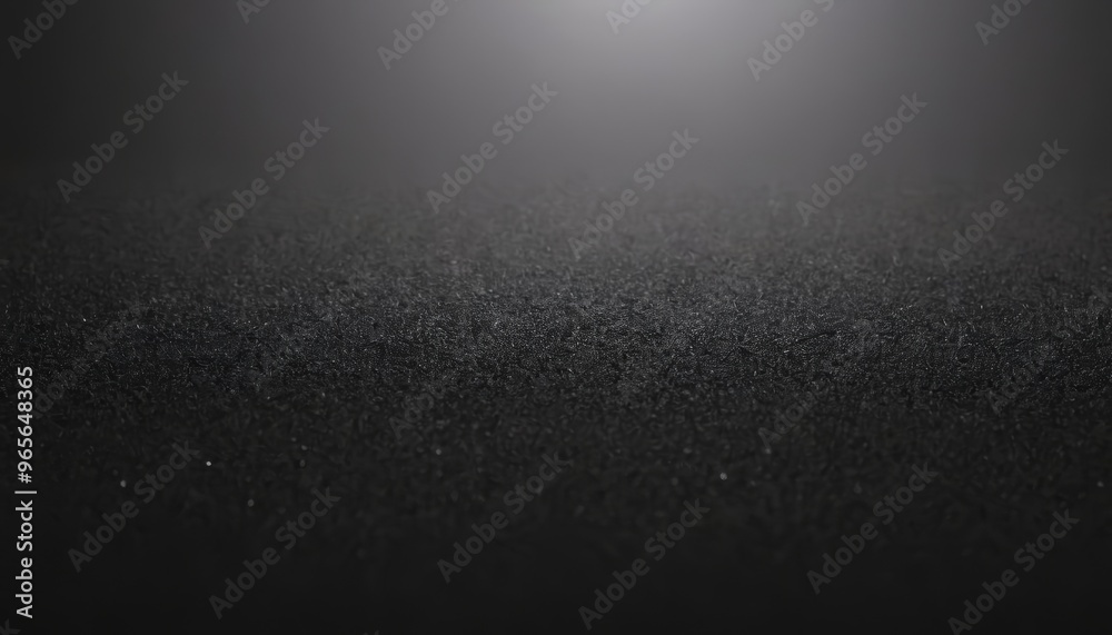 A black textured surface with a soft light in the background. A black textured surface with a soft light in the background.