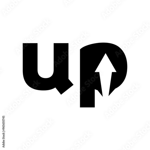 Free Download Abstract up logo business logo design template with arrow symbol. - GFXLoad