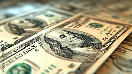 Pay day concept, cash flowing from a paycheck into a bank account, 3D rendering