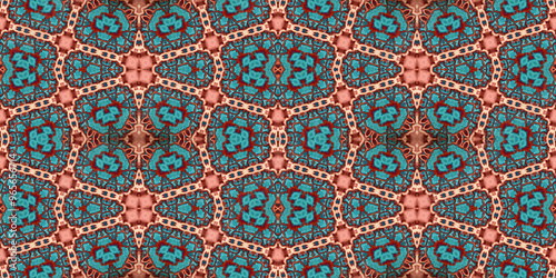 Wallpaper Mural Seamless abstract woven pattern. Abstract interwoven texture Torontodigital.ca